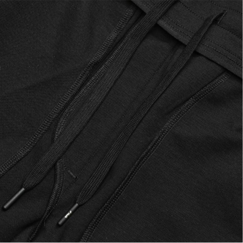 FILA Solid Logo Simple Straight Casual Pants Men pants Black F11M317602F-BK
