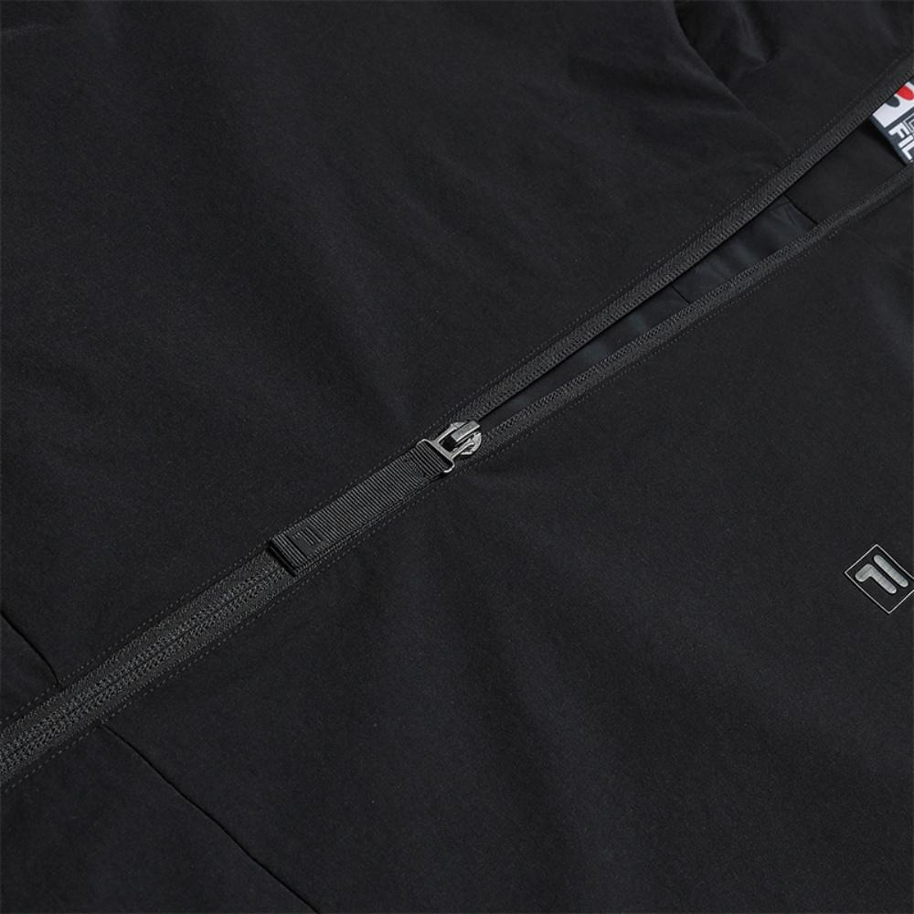 FILA White Trendy Fashion Versatile Casual Sports Jacket Men jackets Black F11M623715FBK