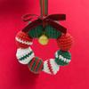 Fashion Wool Crochet Xmas Bell Party Ornament Christmas Home Decoration Handmade Knitted Small Bell Pendant Room OutDoor Decor