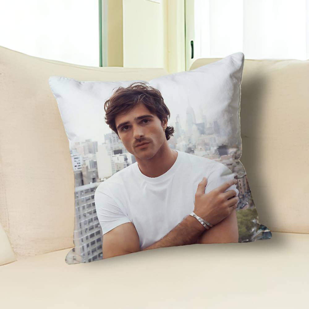 

J-Jacob E-Elordi Actor Various Sizes Square Pillow Case For Car Home Bedchamber Decor Custom Valentine gift 30cmx30cm