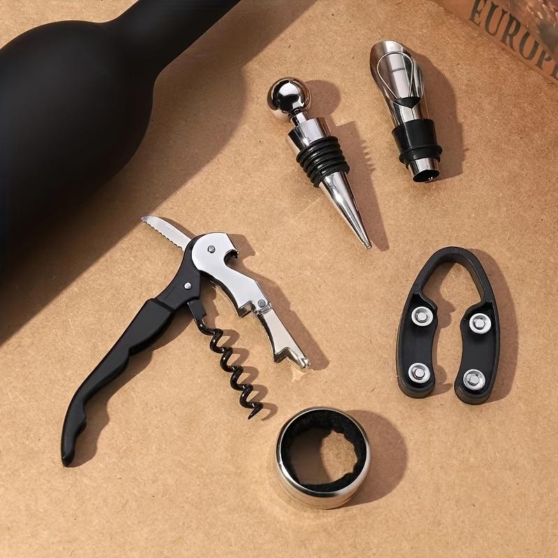Wine Accessory Set, Metal Corkscrew Gift Box, High-end Wine Tools for Men, Grandpa, Boyfriends, Husbands, Great for Birthdays, Christmas, Halloween