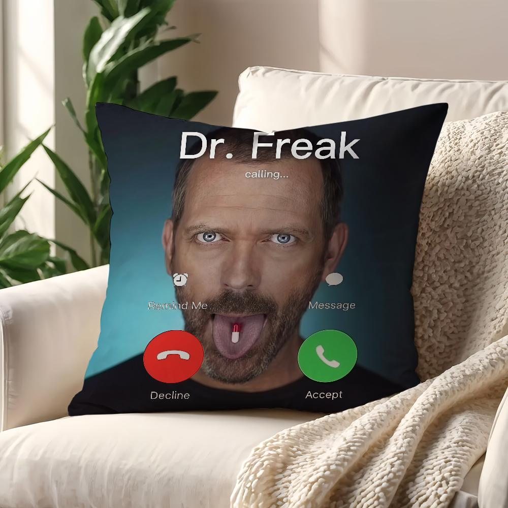 TV H-House M D Funny Cushion Cover Decoration Room Shop Car Best Home Office Coffee Pillow Sofa Printing Nordic Simplicity Hit