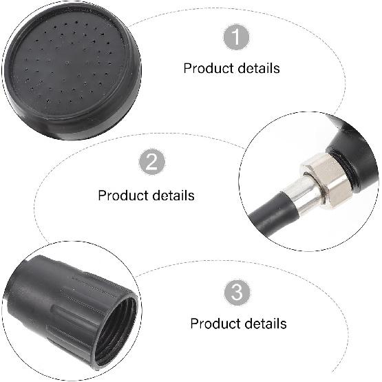 Sink Spray Rubber Hose, Sprayer with Faucet Adapter for Pet Bathing, Washing, Hair Rinsing, Vegetables