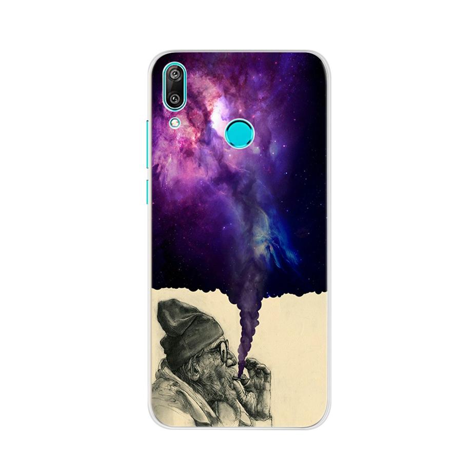 For Huawei Y7 2019 Case Silicone Cartoon TPU Cover Phone Case For Huawei Y7 2019 DUB-LX1 DUB LX1 LX2 LX3 Y 7 Prime Pro 2019 Case
