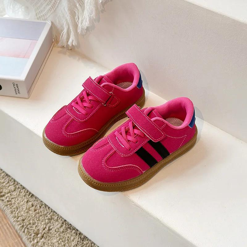 Spring Autumn New Children Casual Sneakers Boys Girls Leather De Training Sports Shoes Baby Kids Soft Walking Flat Shoes