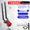 AX5400 Dual-Band WiFi 5 PCI-E Network Card with Bluetooth 5.3 (RTL8852CE)