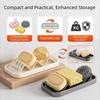 Space Saving W-Shaped Soap Rack Waterproof Soap Drain Box Creative Bathroom Soap Dish  Restaurant