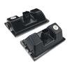 18 LED License Plate Lights for Land Rover Discovery/Freelander LR2, Black, 2-Pack