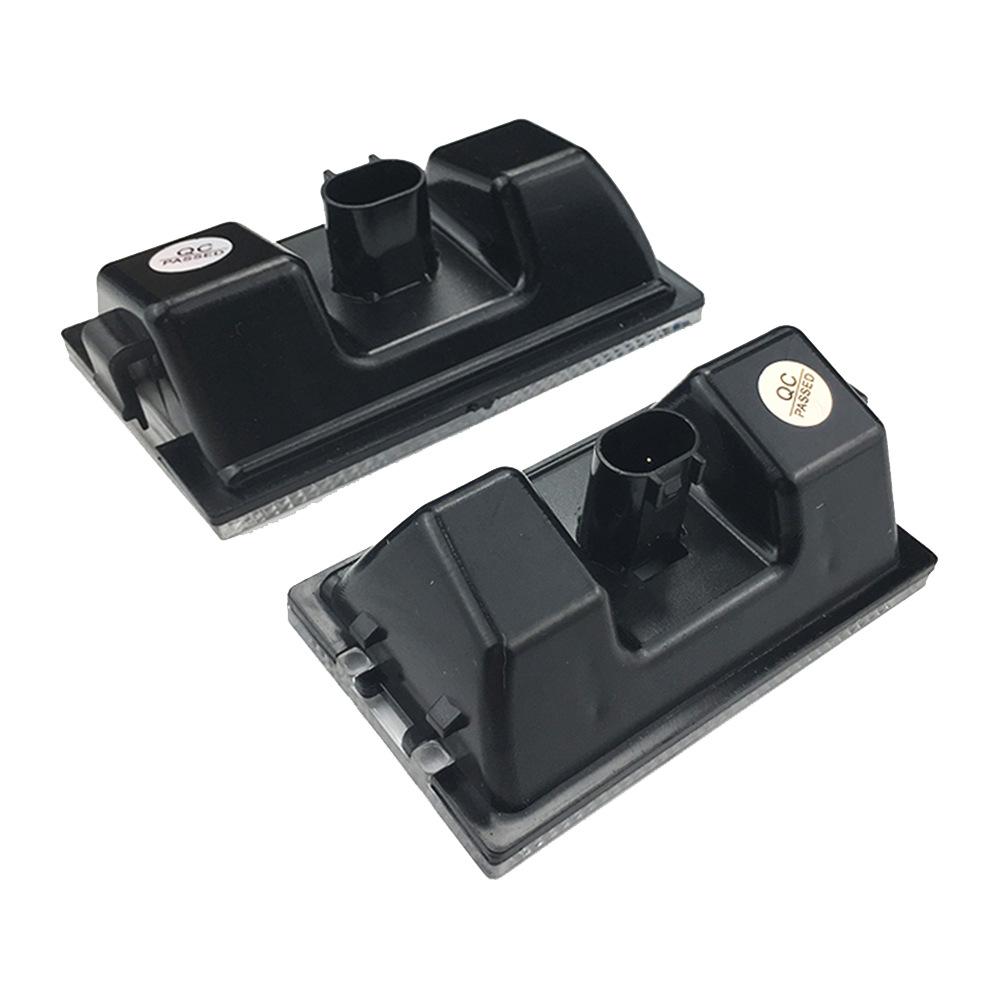 18 LED License Plate Lights for Land Rover Discovery/Freelander LR2, Black, 2-Pack