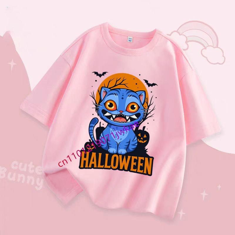 Dětské Hallowmas Oblečení s krátkým rukávem Dárek KPop Tričko Lovci démonů pro děti Kreslené tričko Top Bílé Kulatý výstřih Oblečení