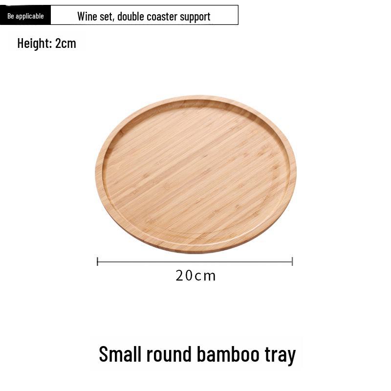 Japanese Bamboo Rectangular Tea Tray - Versatile for Household, Restaurant, Barbecue, Water Cup Storage, and Serving.