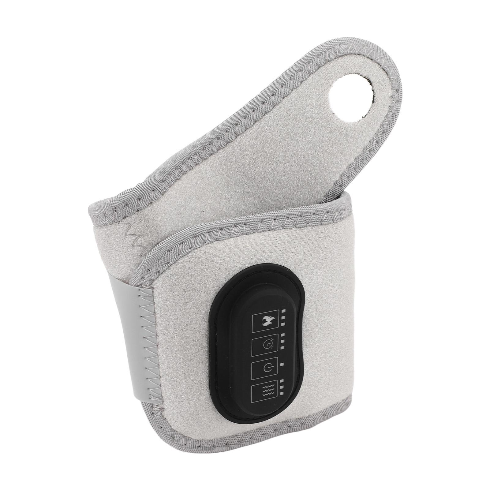 

Беспроводной подогреваемый запястный бандаж с 3 уровнями настроек, таймером, аккумулятором емкостью 3000 мАч, снижает мышечную усталость рук