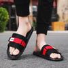 Men's Summer Non-Slip Korean Style Single Strap Beach Slippers