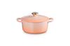 Signature Cocotte Ronde 18 Cm Cast Iron Enamel Pot, Péch, Gas, Induction, and Oven Compatible [Official Japanese Product]