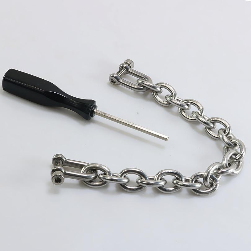 Stainless Steel Bold and Solid Type Suitable for Footcuff with Chain Sex Toys Sex Tools Adult Toys Binding Alternative