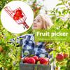 Deep Basket Fruit Picker Head Convenient Fruit Collector In Height Apple Peach Fruit Catcher Farm Picking Device Garden Tools