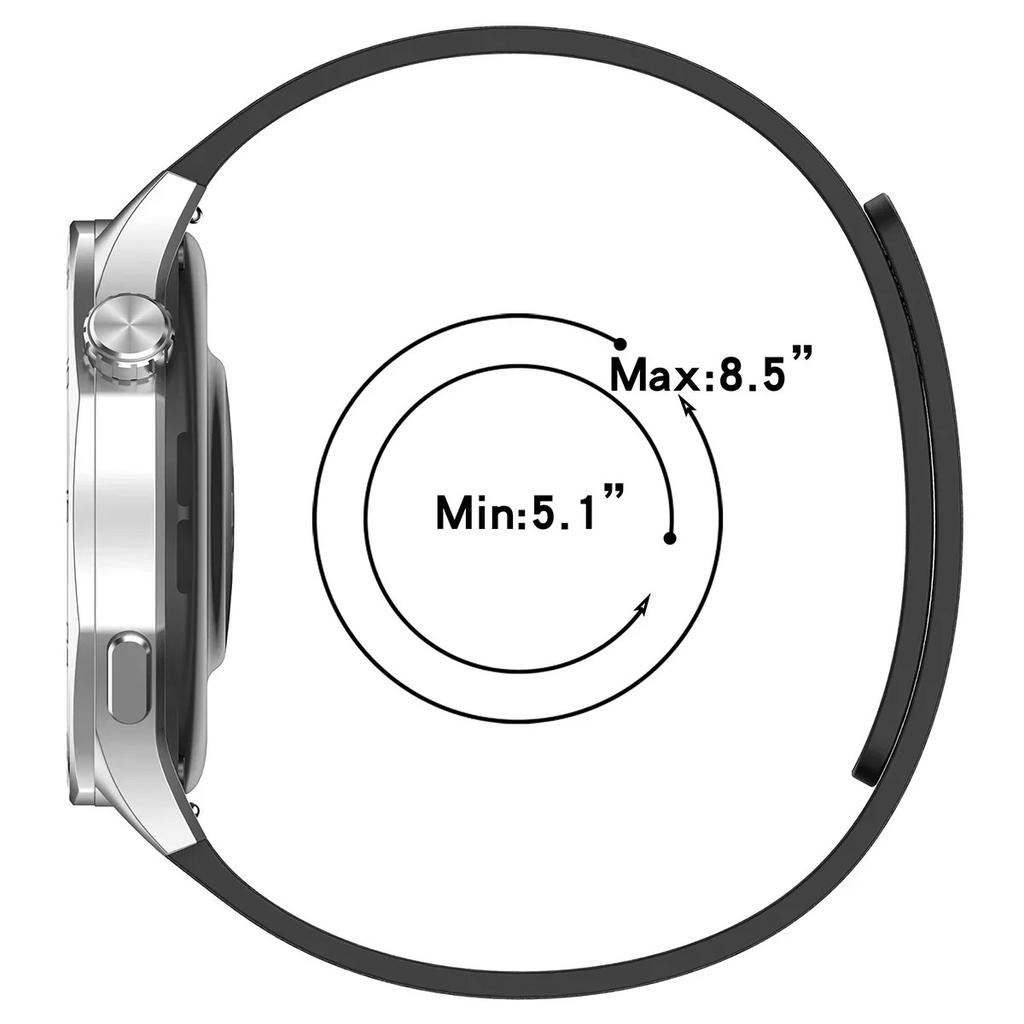 22mm watch Straps For Redmi watch 5 lite/5 active sport magnetic silicone Bracelet correa Amazfit bip 5 6/helio/balance 2 band