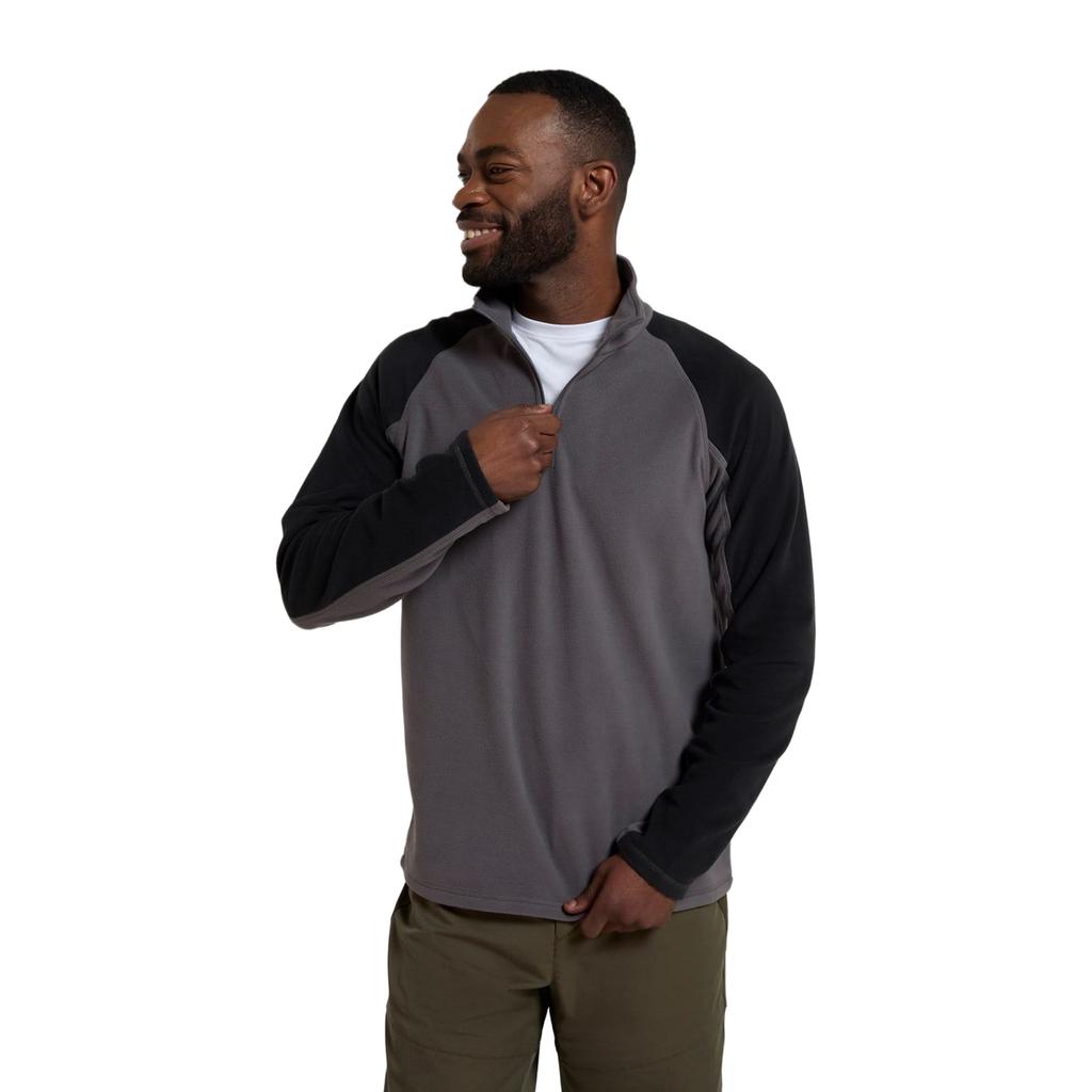Mountain Warehouse Men's Ashbourne II Half Zip Fleece Top