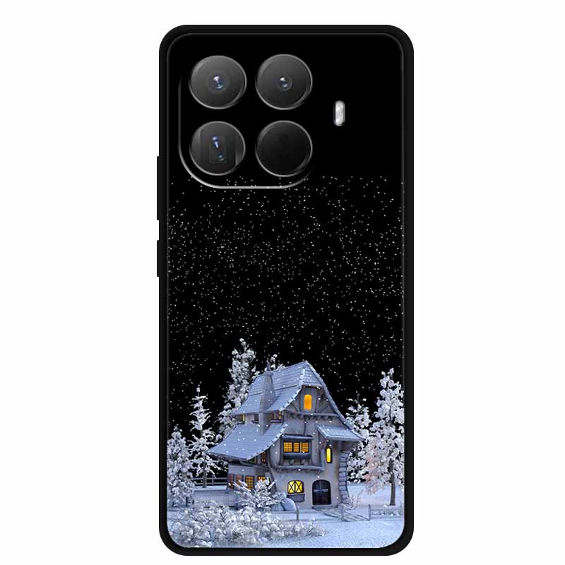 Christmas Phone Cases for Xiaomi 15T Pro 5G Case Protector TPU Silicone Soft Bumper Christmas Tree for Mi 15T Pro 5G Cover Coque