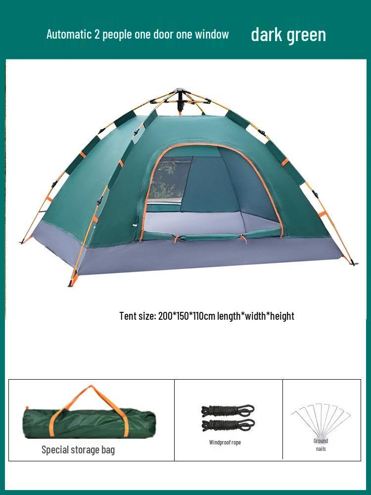 Automatic Rainproof Foldable Camping Tent for Outdoor & Indoor Use