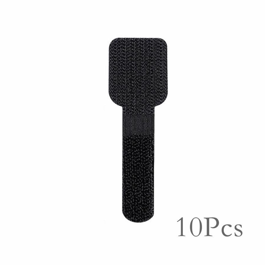 10/20Pcs Releasable Cable Organizer Ties Mouse Earphones Wire Management Nylon Cable Ties Reusable Loop Hoop Tape Straps Tie