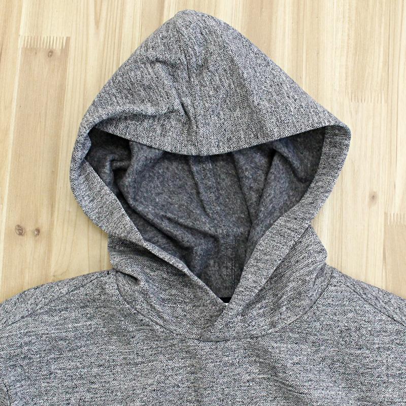 Calvin Klein Letter Logo Hooded Pullover Long Sleeve Sweatshirt Men Sweatshirt Gray 40QC404-FPV