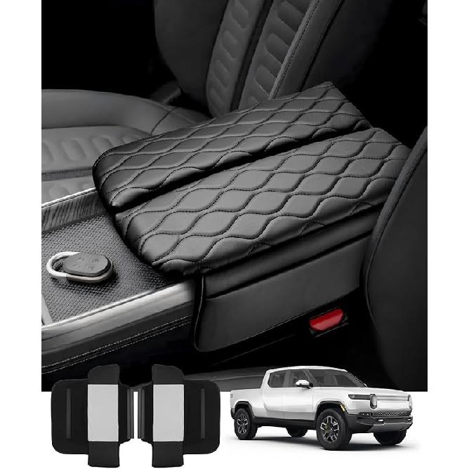 Autorder Center Console Cover for 2023 2024 2025 Mazda CX-50 CX50 Accessories Armrest Cover Leather Armrest Cushion Anti-Scratch Protector with