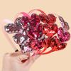 1/4pcs Sequin Heart Headbands for Women Valentine's Day Heart Shaped Hairbands Kids Girls Headband for Party Hair Accessories
