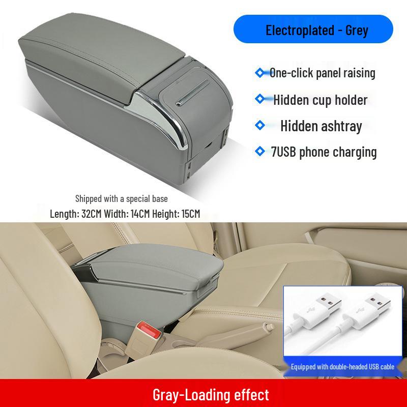 Compatible Armrest Box for 2021 Honda Fit LIFE (Fourth Generation) - 24 Fit