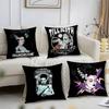 Bride of F-Frankenstein Pillow Case Short Plush Print Cushion Cover Square Throw Pillow Covers Sofa Home Decor