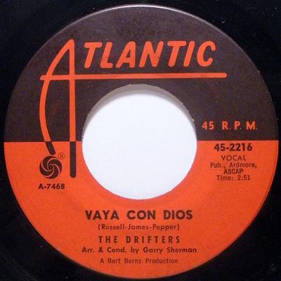 7-Zoll-Single DRIFTERS - Vaya Con Dios / In The Land Of Make 452216 Atlantic 1964 US Soul/Funk Gebraucht