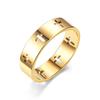 Minimalist Unisex Cross Ring: Trendy European & American Couple's Jewelry