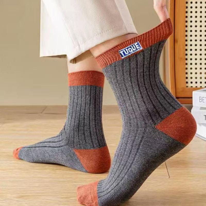 10 paia/5 paia Calzini Invernali Caldi Ispessiti da Uomo - Lavorazione a Maglia Peluche, Tutte le Stagioni - Calzini a Compressione Ammortizzati - Calzini Termici Resistenti da Uomo