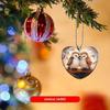 Winged Colorful Double Acrylic Bird Keyring Exceptional Christmas Decoration Tree