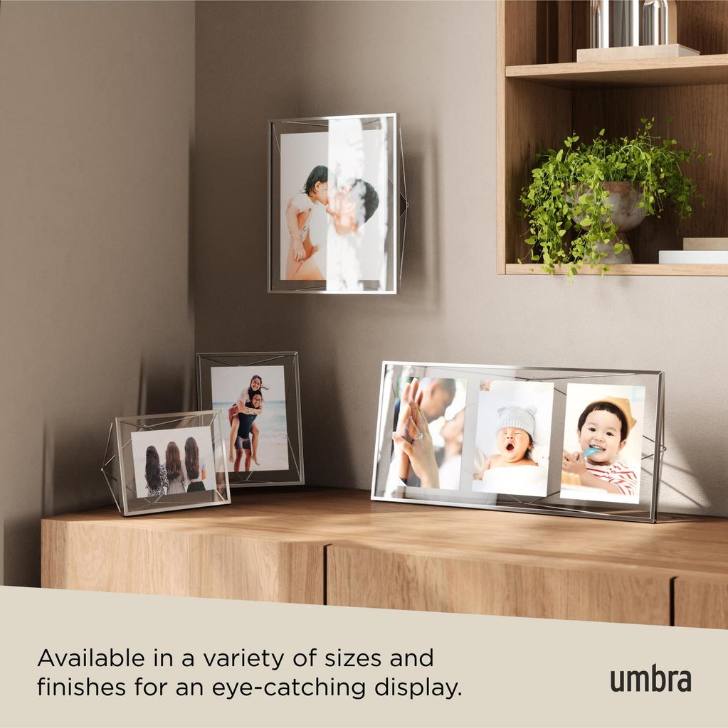 Umbra Prisma Photo Display 8x10" Chrome Photo Frame