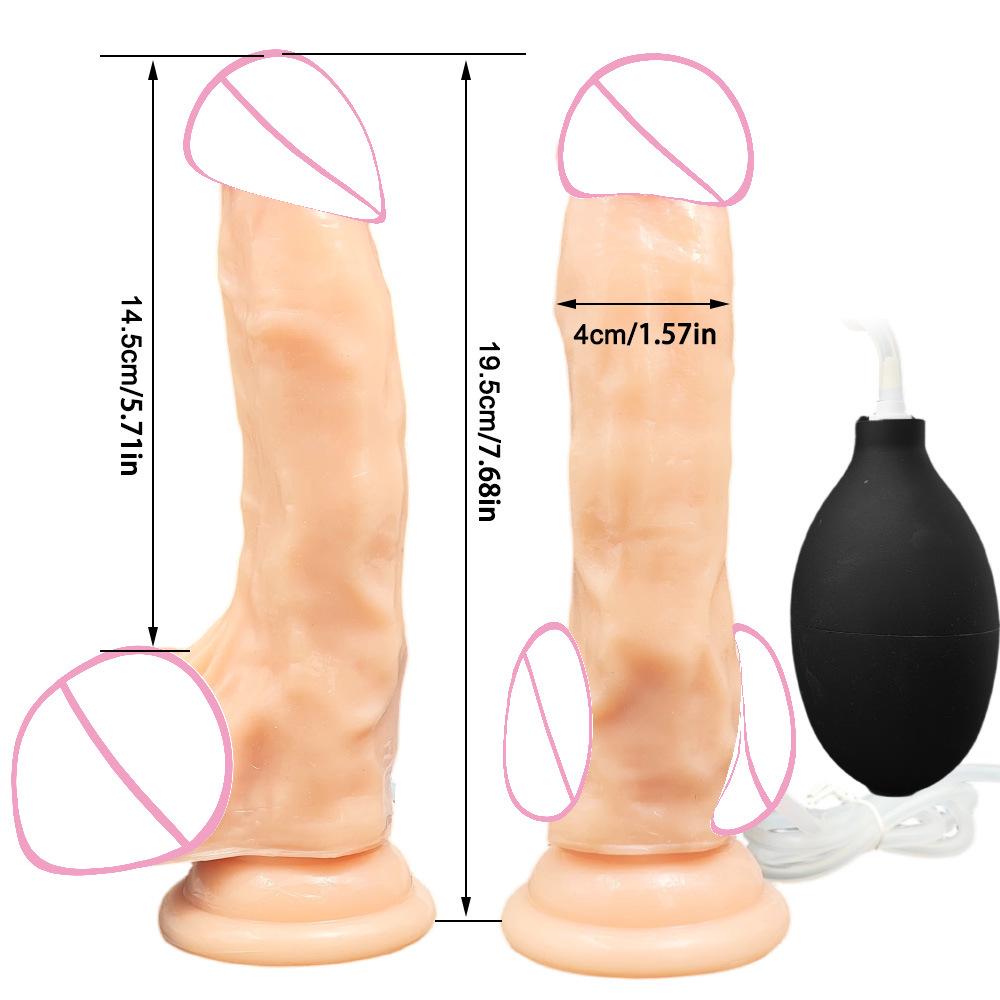 Bendable 4cm Suction Cup Dildo - Soft Simulation Female Masturbator