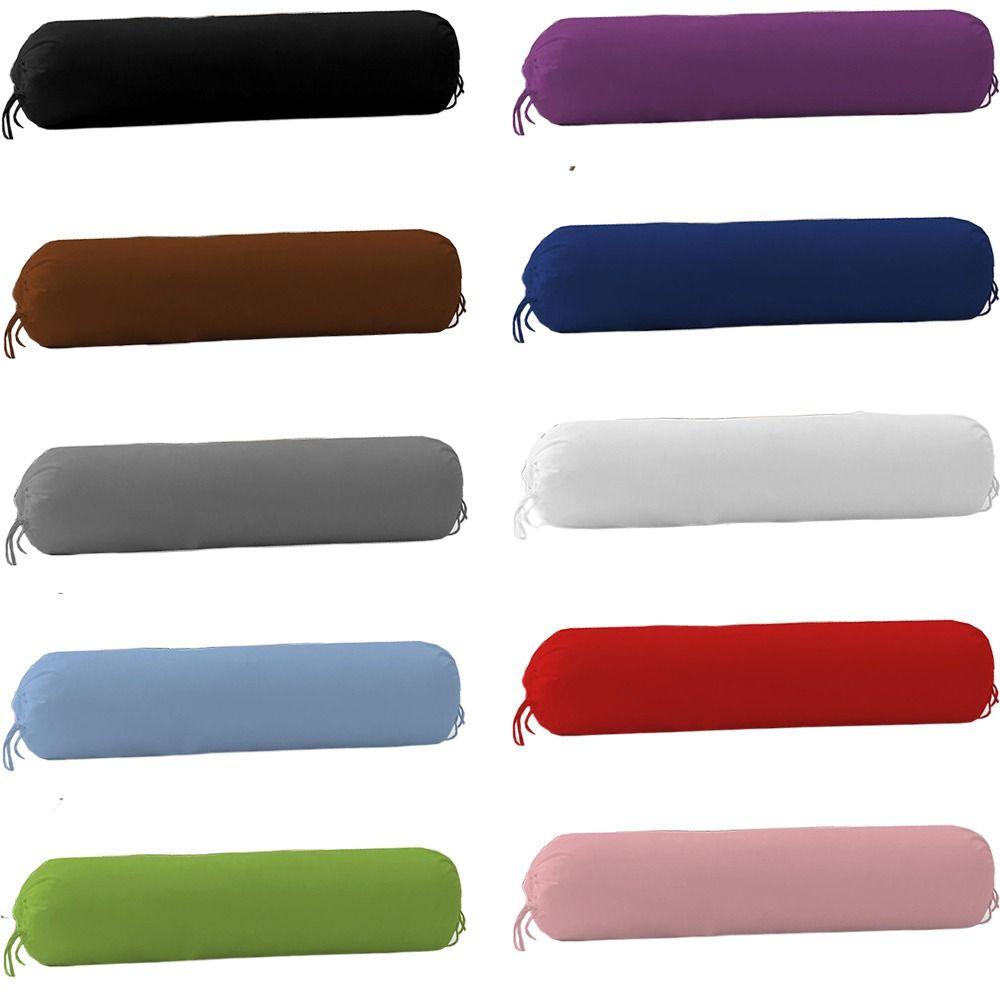 Waschbarer Schlafzimmer Nackenrolle Kissenbezug Abnehmbarer Kissenbezug Heimdekor Kopfstütze Kissenbezug