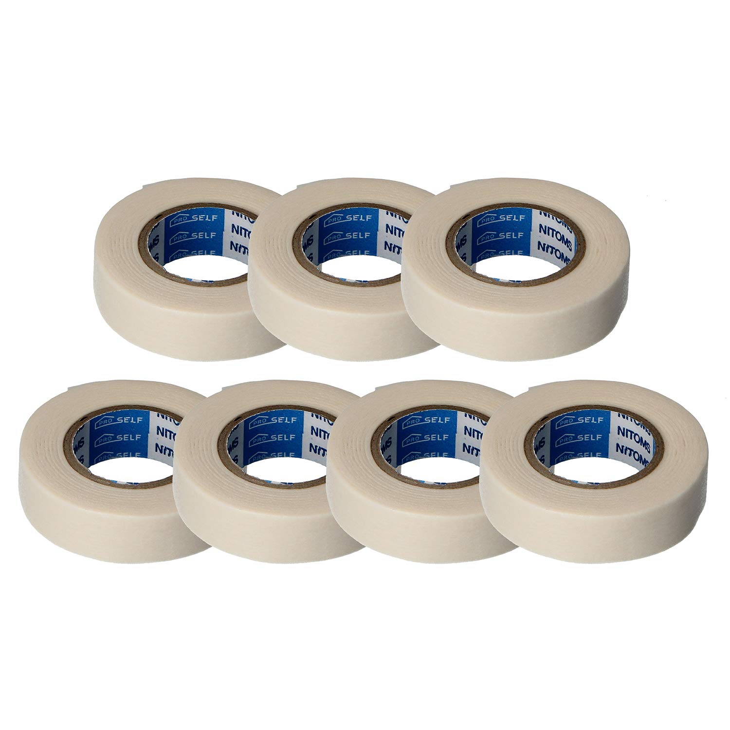 Nitoms PROSELF Masking Tape S for Architectural Painting, Curing, Temporary 18mm белый