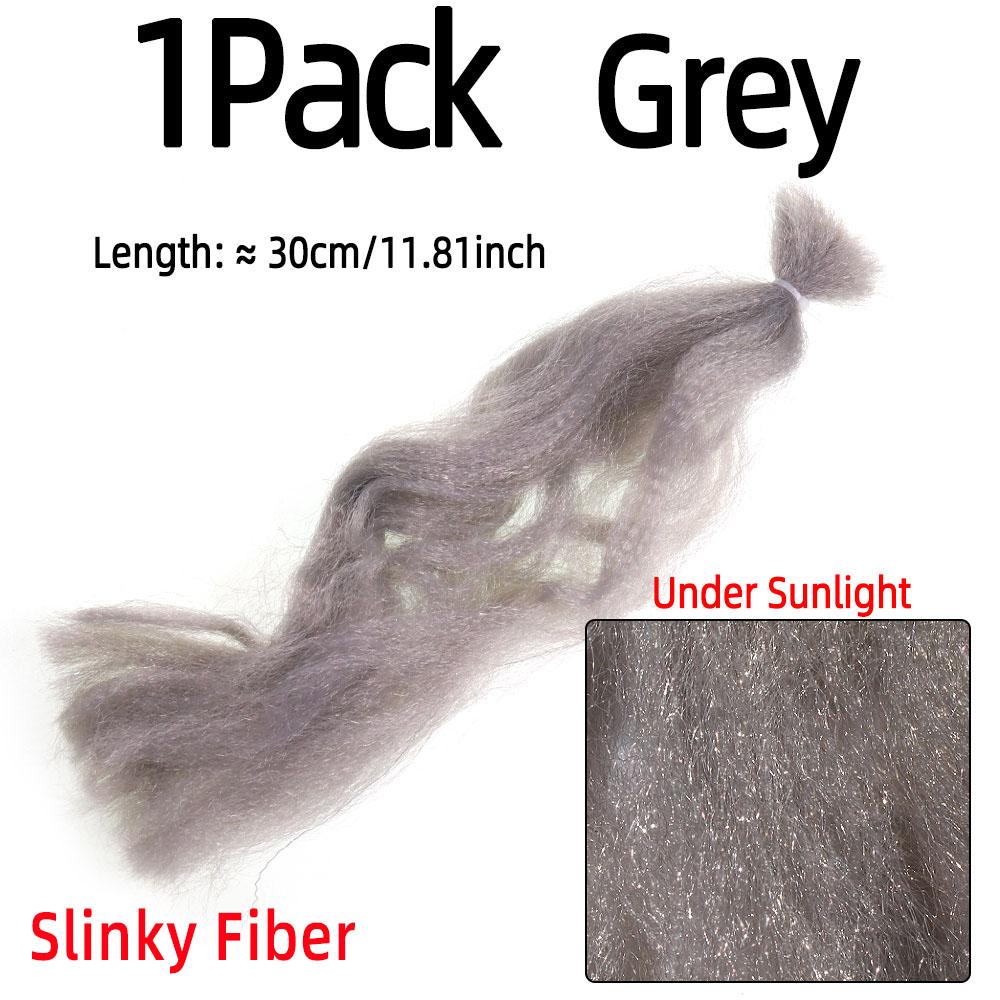 Bimoo Kinky Soft Synthetik Fliegenbinden Streamer Faser Köder Fisch Bleikopf Jig Bindematerial Rosa Chartreuse Rot Orange Gelb