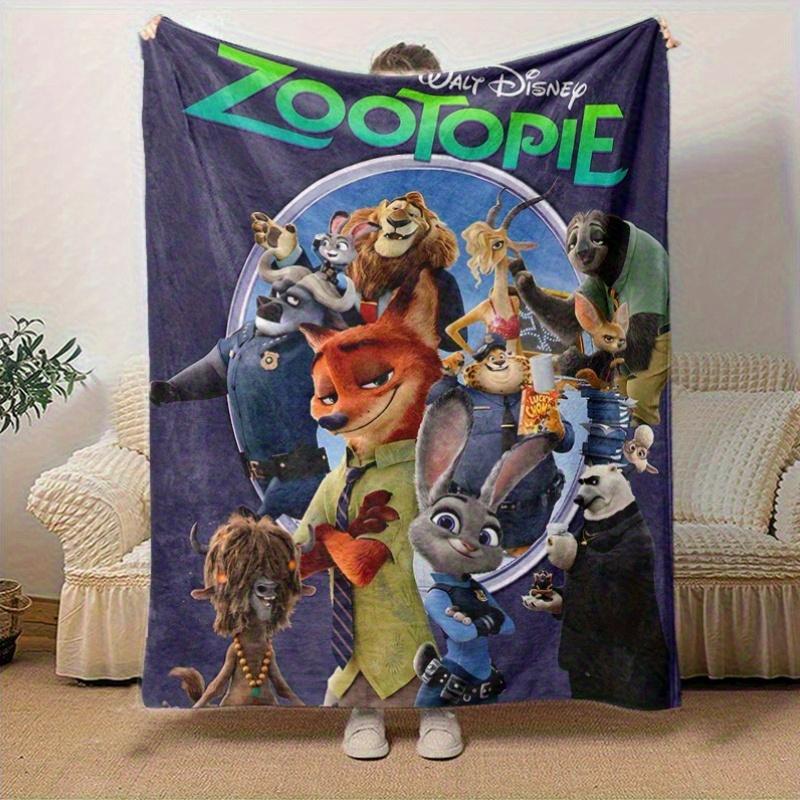 1pc, Zootopia-Inspired Home Decor: Cozy Blankets Perfect for Bedroom, Living Room, Travel, Camping, Car