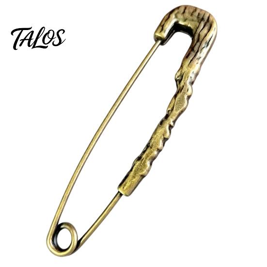 Coats Decorative Pin Vintage Bronze Safety Pin, Large Feather Bird Leaf Flower Lapel Elegant Men Women Brooch for Coats, Jackets, Hats, Bags Design