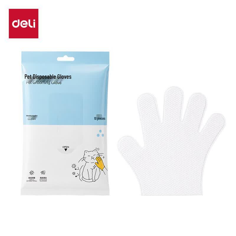 Deli Bembam Pet No-Rinse Disposable Cleaning Gloves