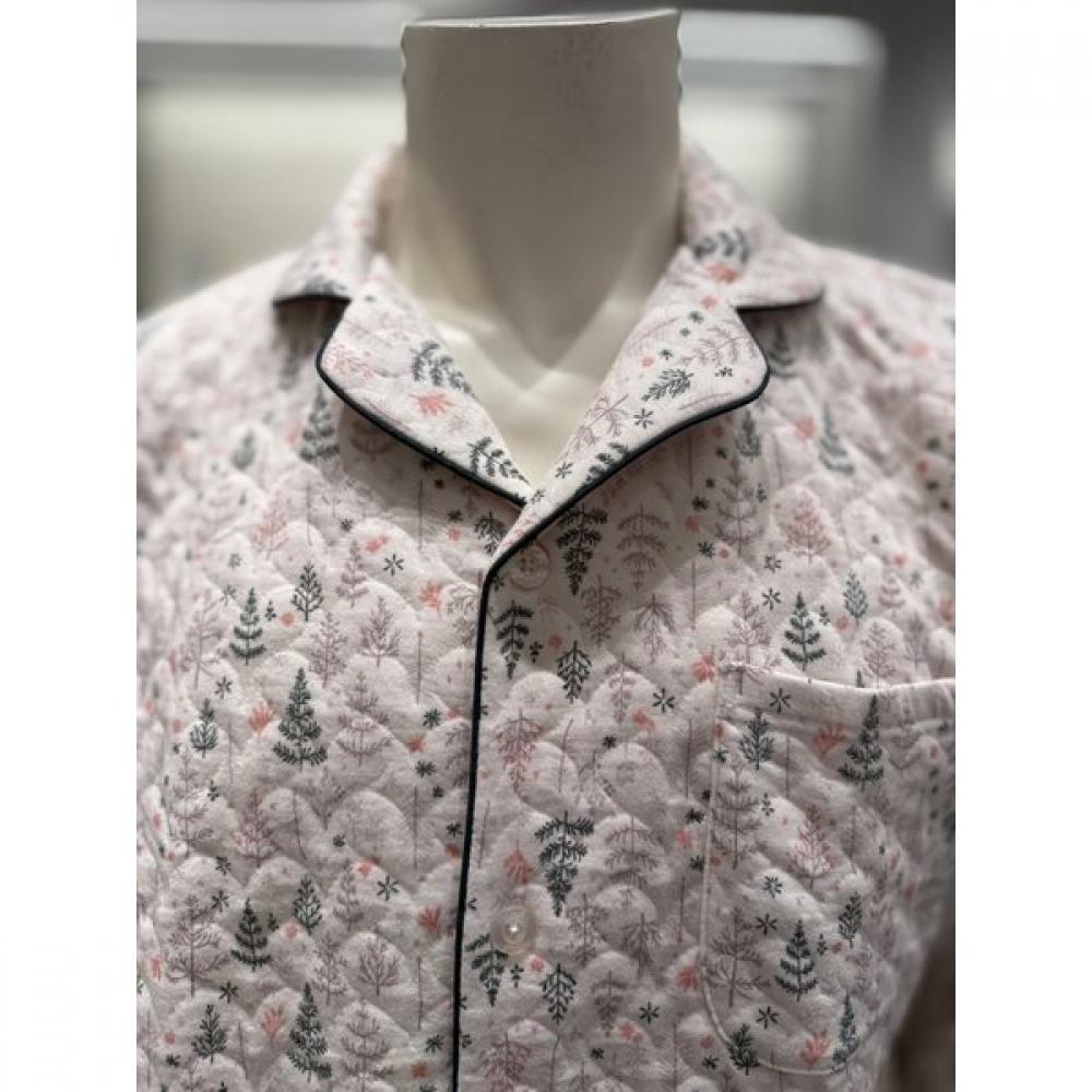 Triumph Men S Triple jerSey Cream Tree Pajama Tempj831crm