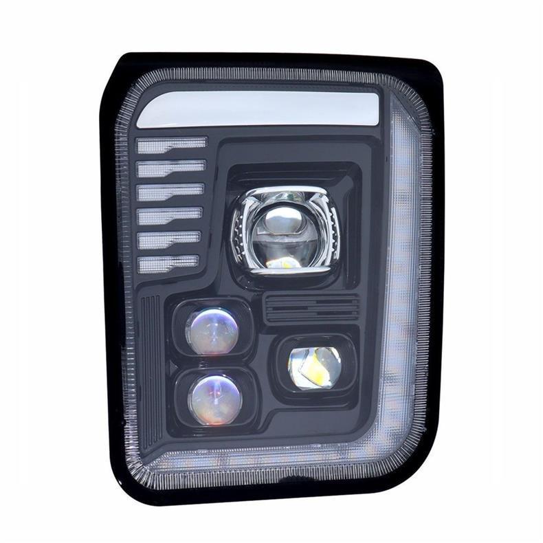 SAIC Hongyan JieShi LED Super Bright Headlight Assembly for King Kong M500 C100 C500 Multi-Projector