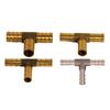 3 Way Hose Joiner Brass T Piece 3 Way Fuel Hose Joiner Connector For Compressed Air Oil Gas Pipe T Piece 3 way Fuel Hose Joiner