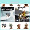 Novo Chegada Ornamento Decorativo Acrílico Pendurado Bota de Cowboy Personalizada Para Carro Sela Chaveiro Pingente Estilo Vintage