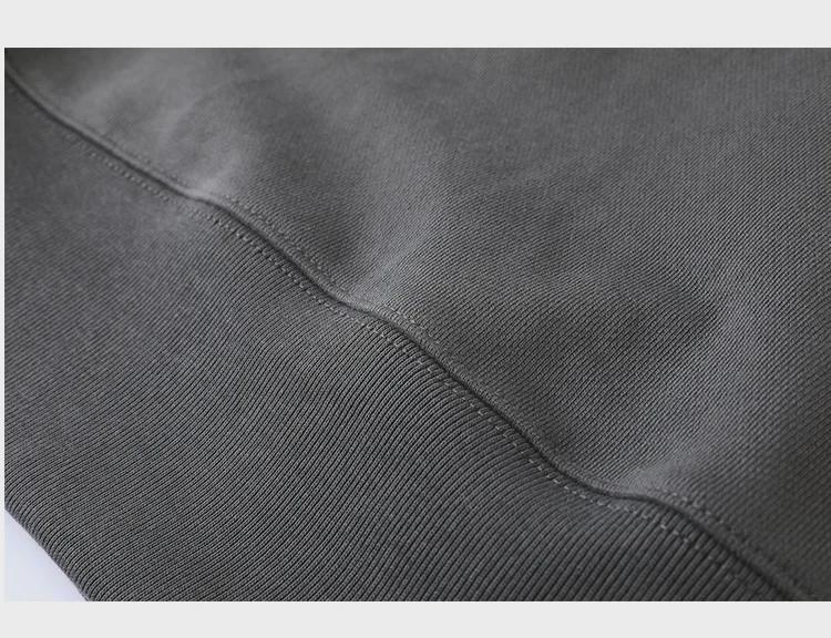 Men's Plush 360g Heavyweight Zipper Hoodie - Trendy, Versatile Sweatshirt for Fall and Winter
