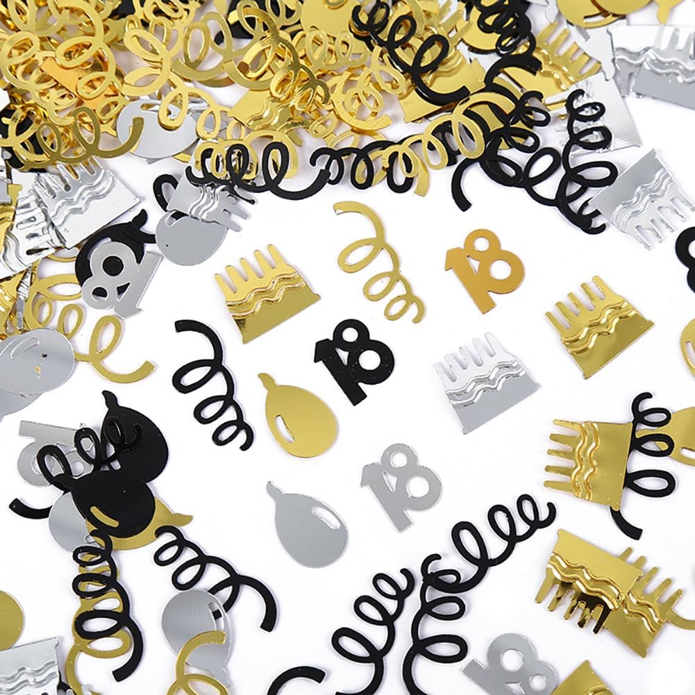 50th Happy Birthday Confetti,1000pcs 50 Years Cake Decorations Metallic Foil Balloon Confetti Scatter for Men Women Birthday Anniversary Party