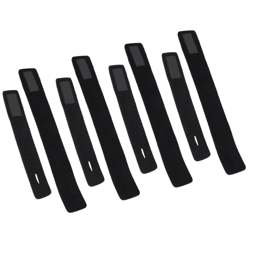 4PCS Fishing Rod Straps Nylon Rubber Anti Slip Elastic Prevent Scratch Fishing Pole Wrapping Belt fo