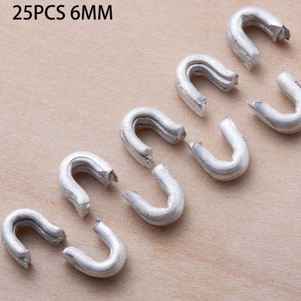 

Repair Kit Zipper Slider Retainers Kit Metal Top/Bottom Stops Zipper Pulls Zipper Hardware 6mm Top Stop